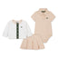 LACOSTE ENSEMBLE 3 PIÈCES JUPE-SHORT BÉBÉ