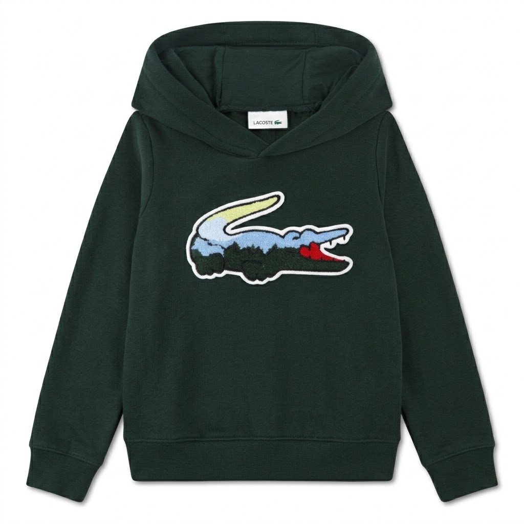 LACOSTE SWEAT À CAPUCHE CHENILLE BÉBÉ