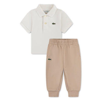 LACOSTE ENSEMBLE POLO ET PANTALON BÉBÉ