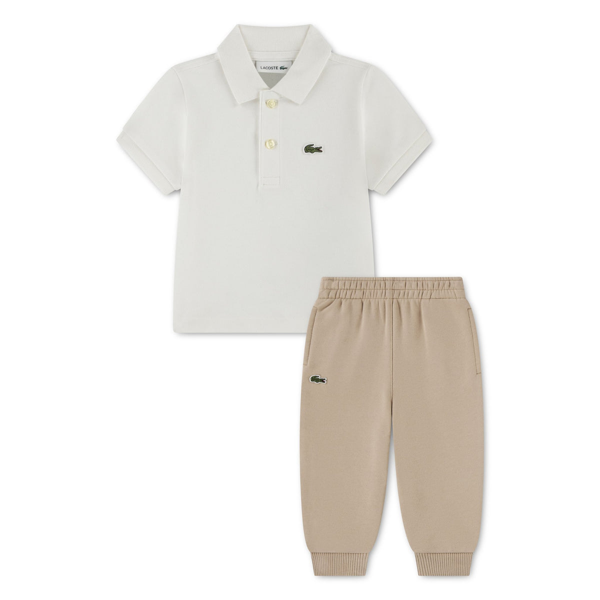LACOSTE ENSEMBLE POLO ET PANTALON BÉBÉ