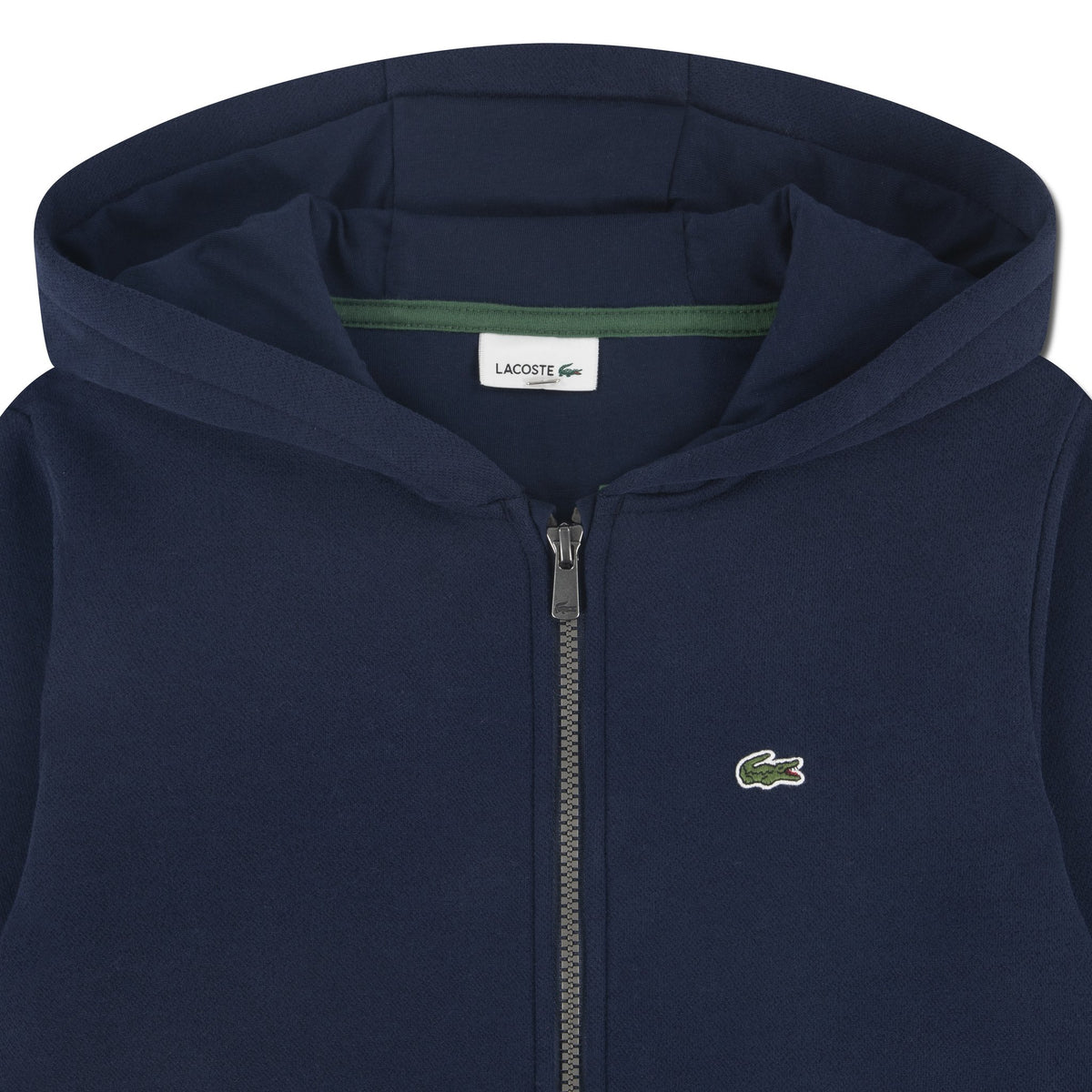 LACOSTE SWEAT ZIPPÉ À CAPUCHE