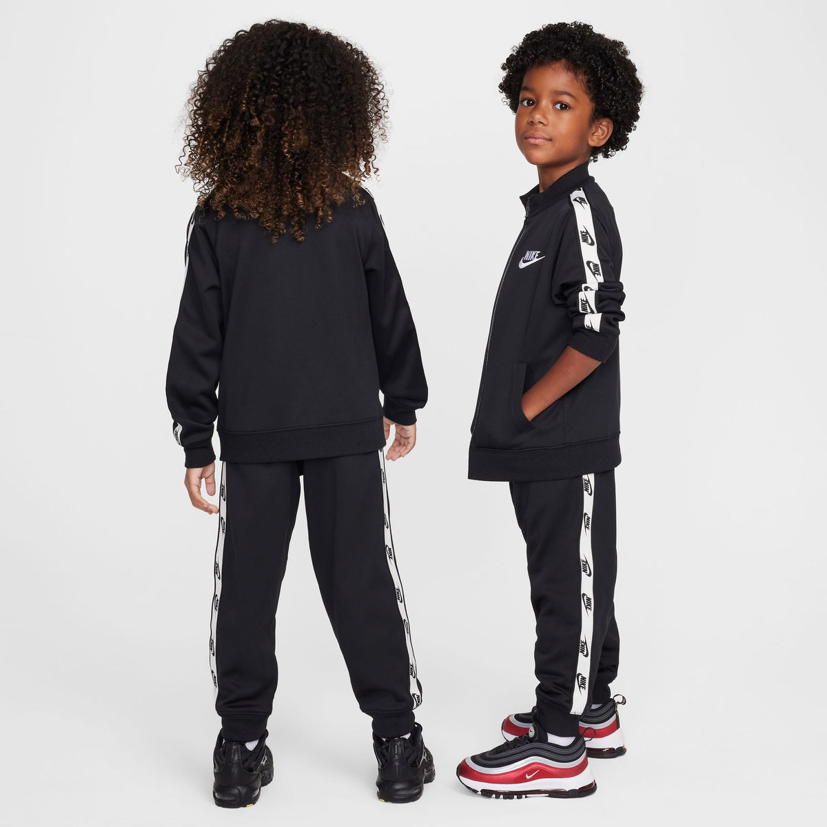 NIKE ENSEMBLE VESTE ZIPPÉE À BANDES LOGO