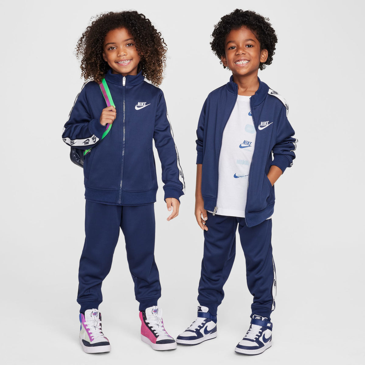 NIKE ENSEMBLE VESTE ZIPPÉE À BANDES LOGO