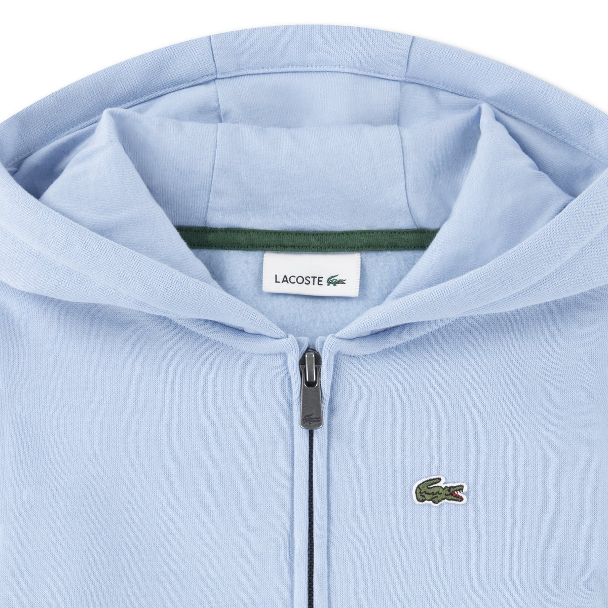 LACOSTE SWEAT ZIPPÉ À CAPUCHE