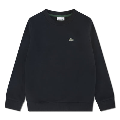 LACOSTE SWEAT MOLLETON NOIR