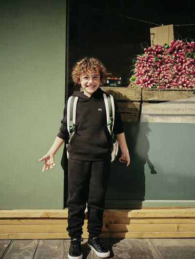 LACOSTE JOGGING MOLLETON NOIR