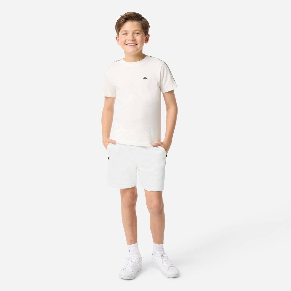 LACOSTE SHORT À BANDES