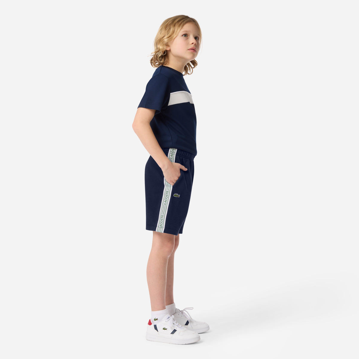 LACOSTE SHORT À BANDES