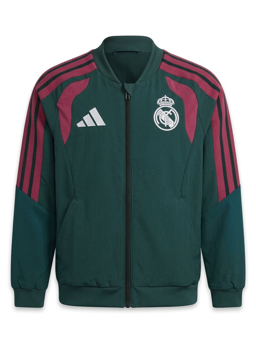 ADIDAS REAL MADRID VESTE D'AVANT-MATCH JUNIOR