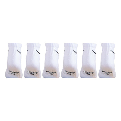 NIKE CHAUSSETTES COURTES DRI-FIT BLANC