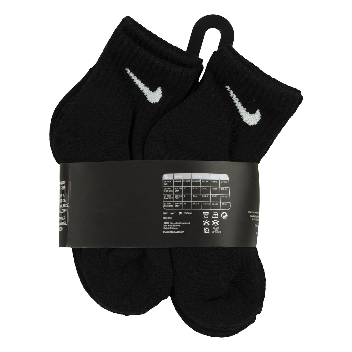 NIKE CHAUSSETTES COURTES DRI-FIT