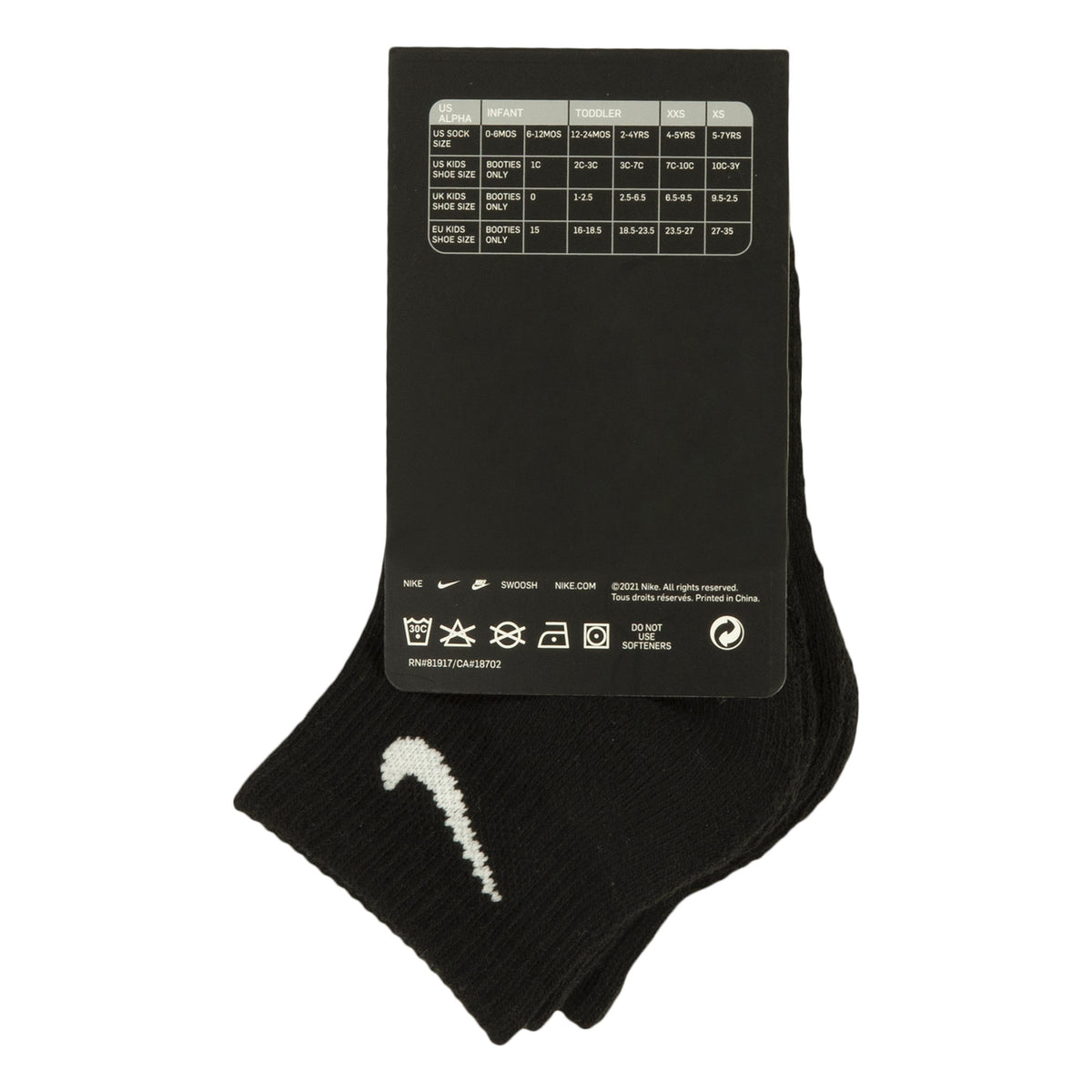 NIKE LOT DE 3 CHAUSSETTES BASSES