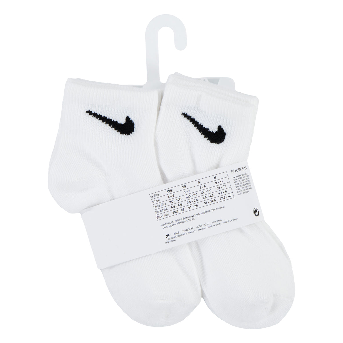 NIKE LOT DE 6 CHAUSSETTES BASSES