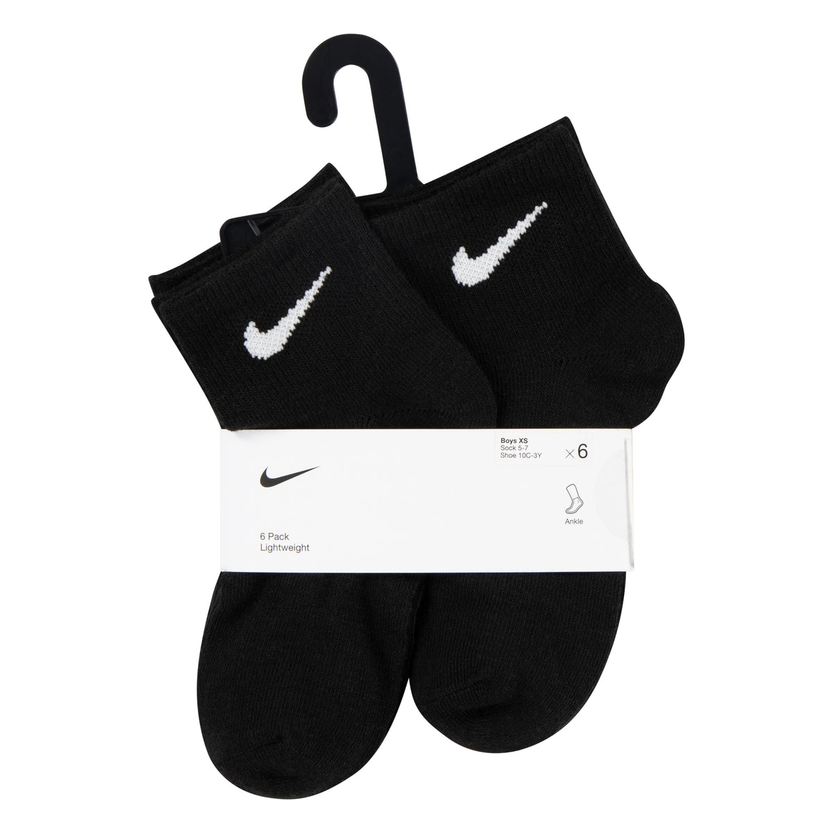 NIKE LOT DE 6 CHAUSSETTES BASSES
