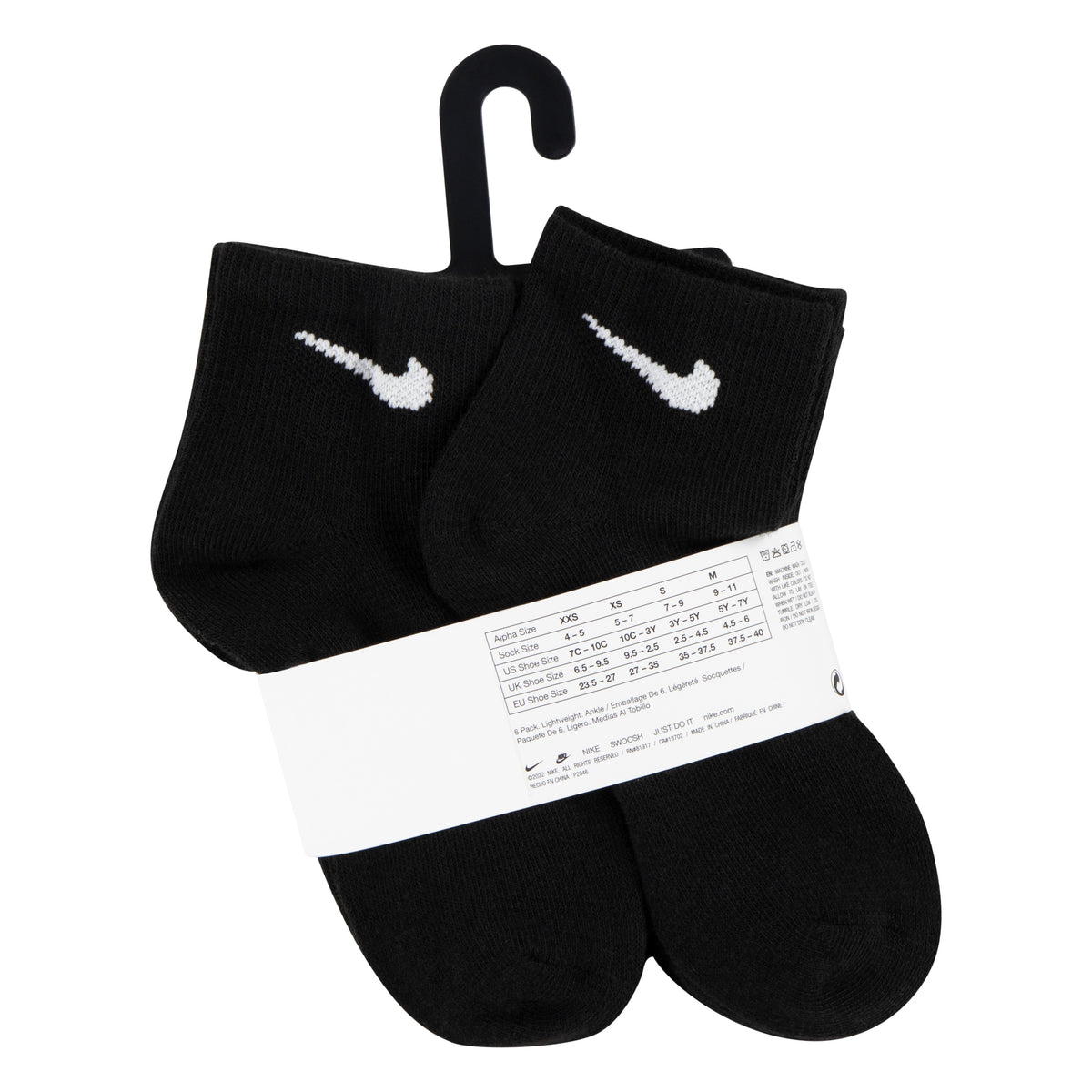 NIKE LOT DE 6 CHAUSSETTES BASSES